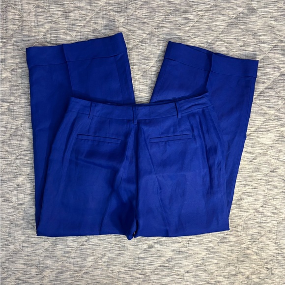 Ralph Lauren Blue High Rise Wide Leg Trousers Sz 10 NWT | Crop Wide Leg Trouser- - Picture 10 of 10